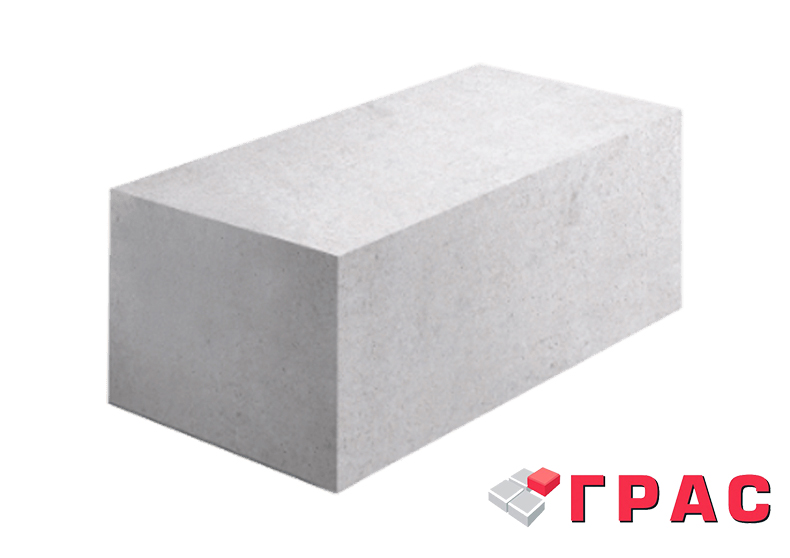 Газобетонный блок стеновой ДСК ГРАС D500 600х250х250 B3.5